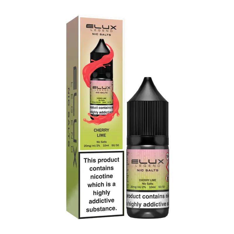 Product Image of Cherry Lime Nic Salt E-Liquid by Elux Legend 10ml